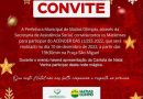 CONVITE: ACENDER DAS LUZES NATALINAS 2022.