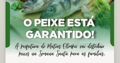 Secretaria de Assistência Social de Matias Olímpio realiza entrega de peixes para a população em ação de solidariedade!